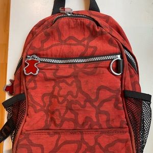 TOUS MINI RED NYLON BACKPACK Kaos